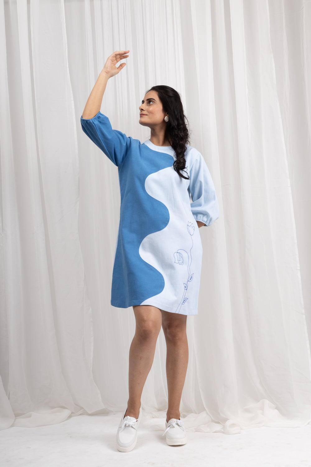 Wave Bloom Dress 🌊🌿
